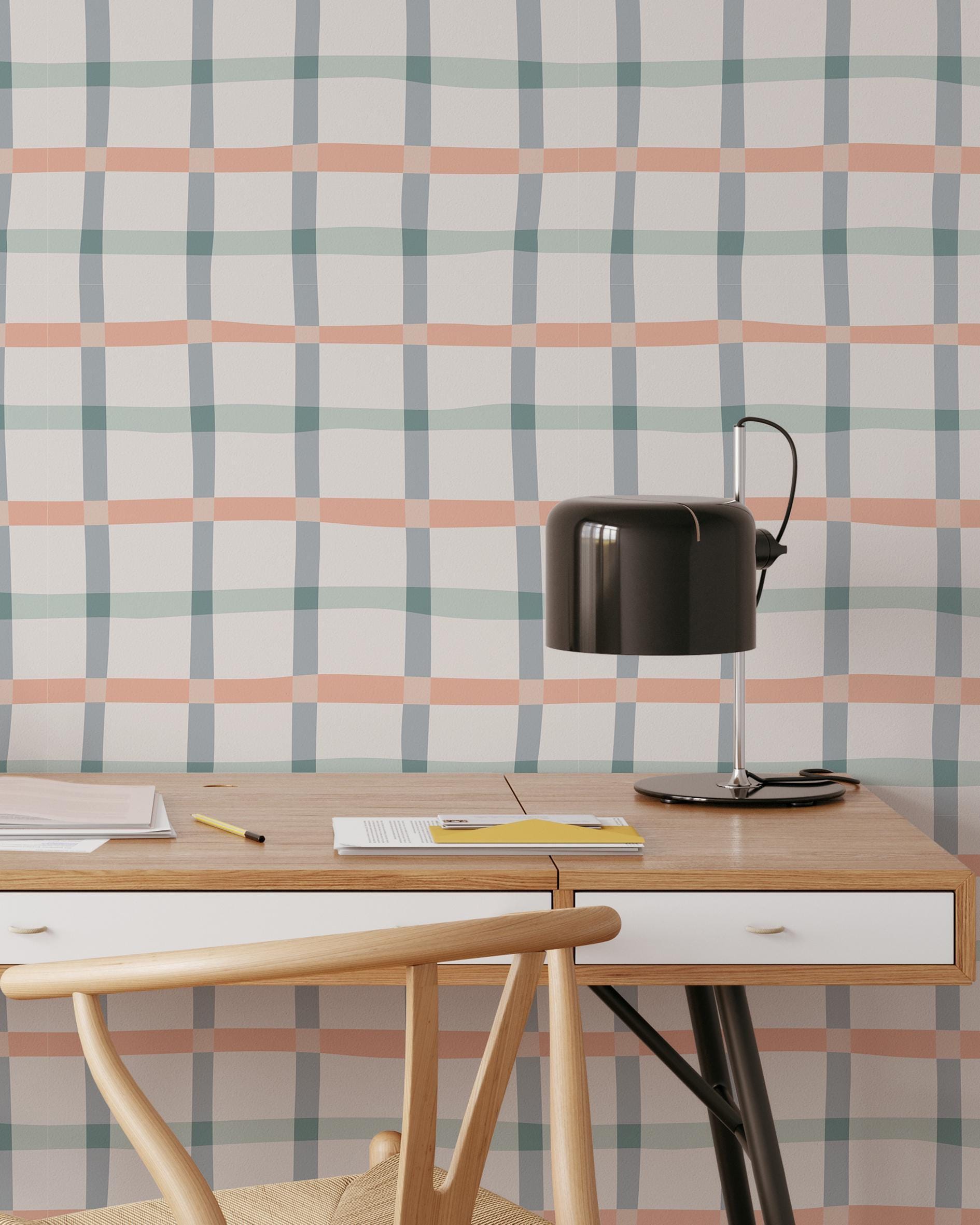 Colorful Plaid Wallpaper