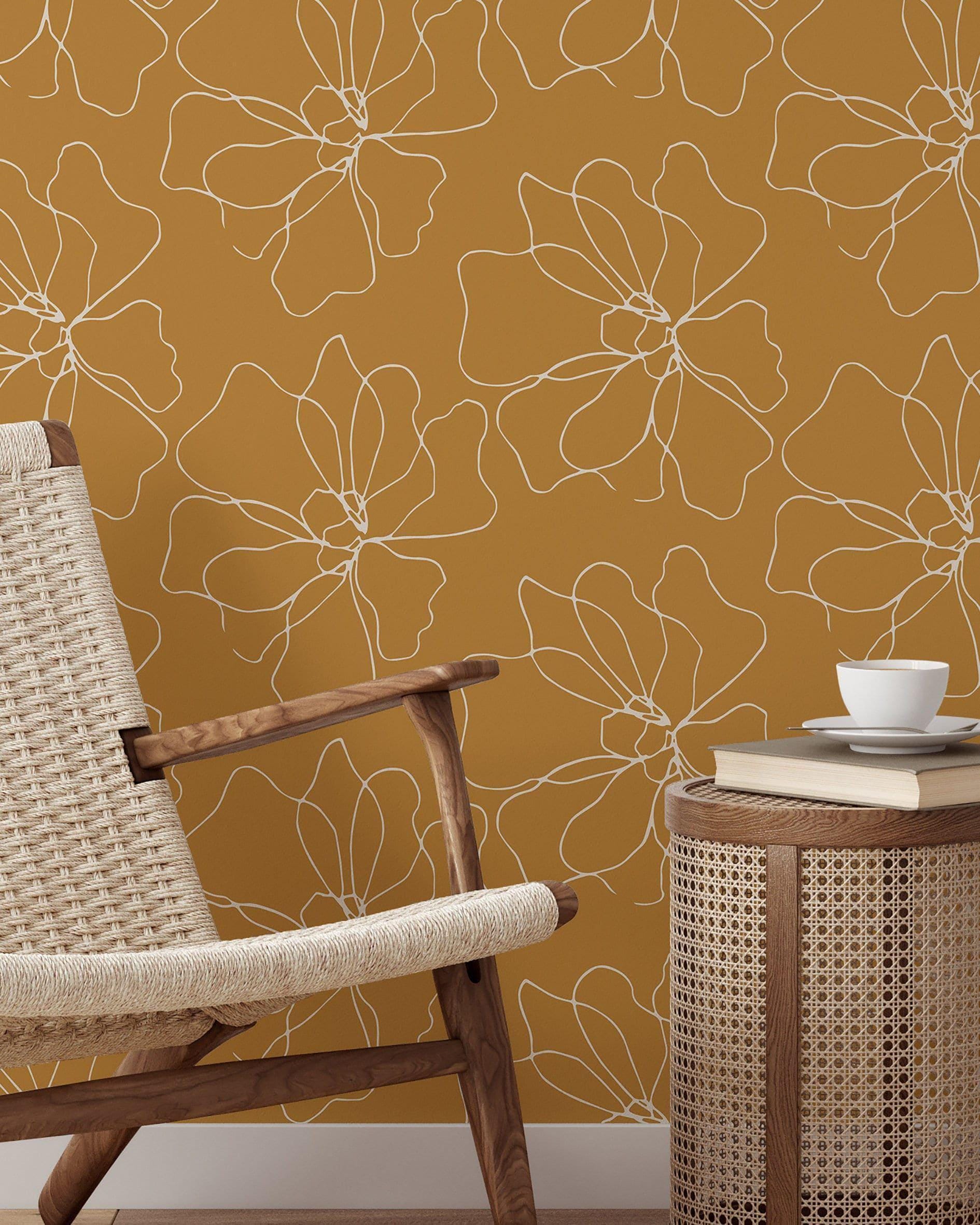 Blossom Flowers Minimalist Wallpaper