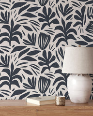 Abstract Garden Boho Wallpaper