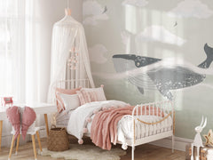 Whale Nursery Mural
