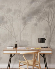 Modern Forest Landscape Wallpaper