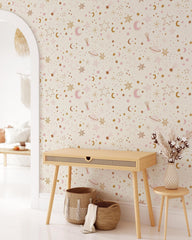 Boho Baby Universe Wallpaper