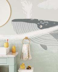 Whale Nursery Mural