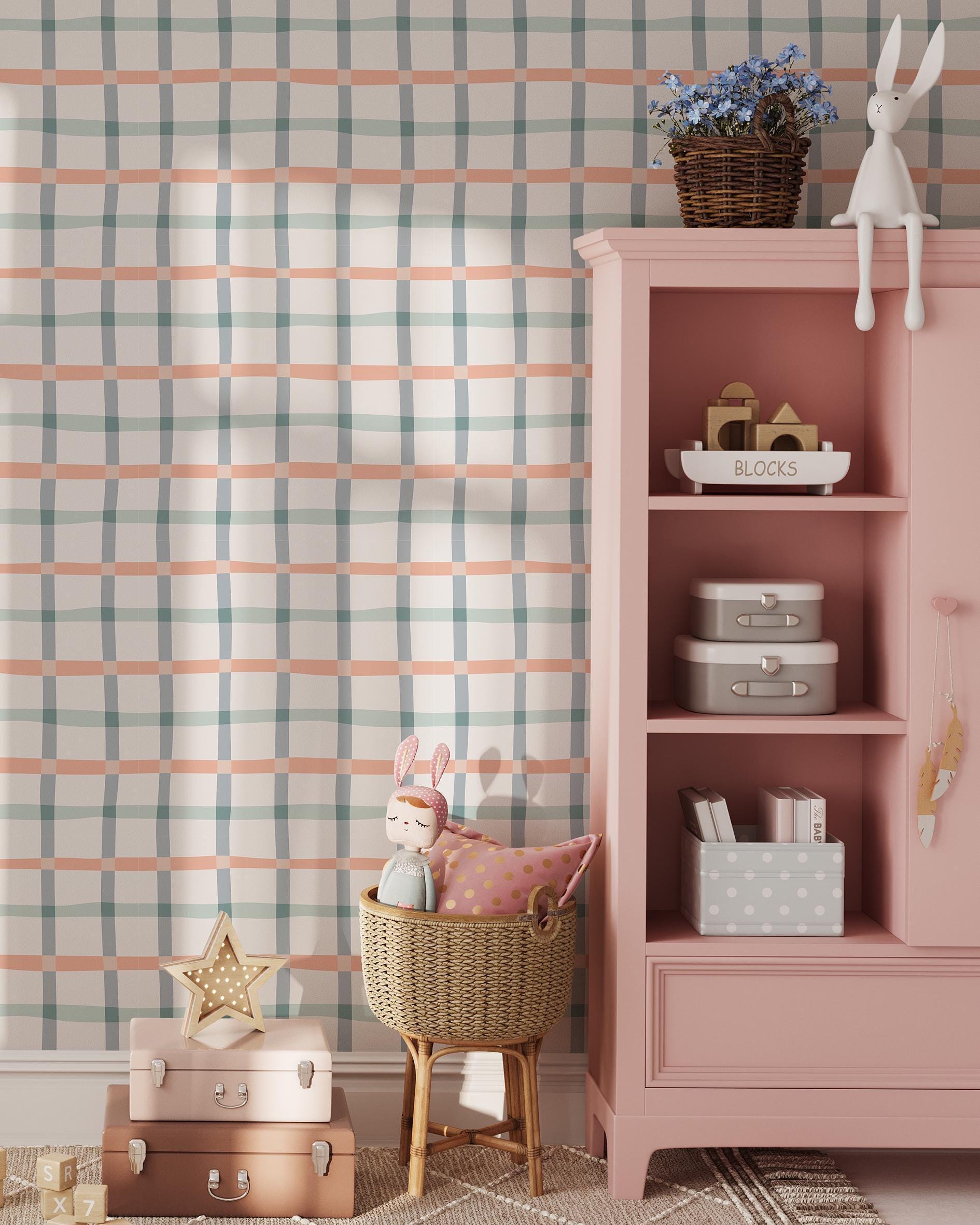Colorful Plaid Wallpaper