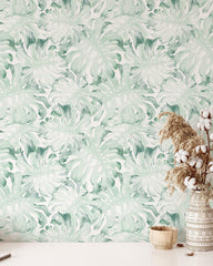 Green Tropical Wallpaper