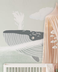 Whale Nursery Mural