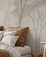 Modern Forest Landscape Wallpaper