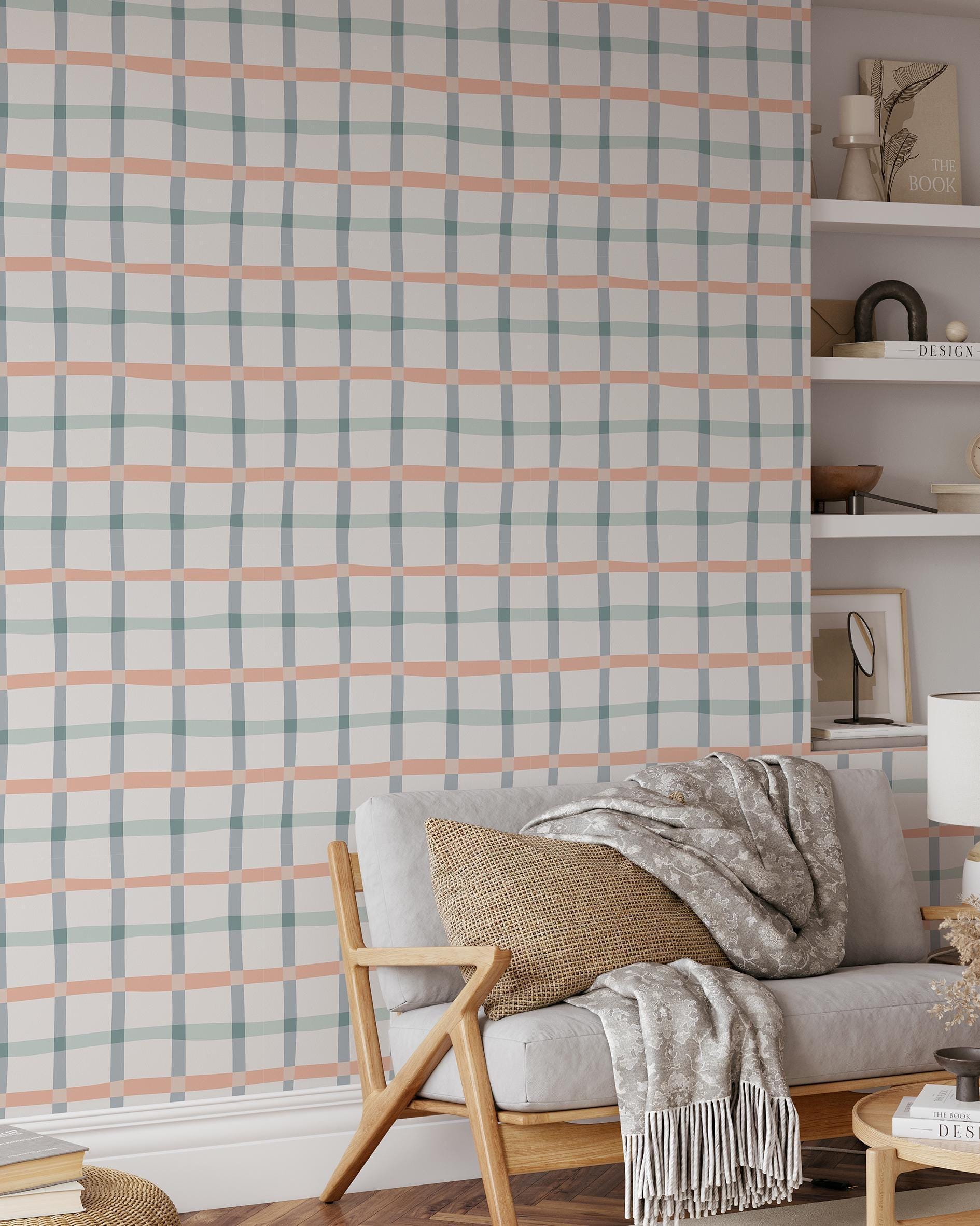 Colorful Plaid Wallpaper