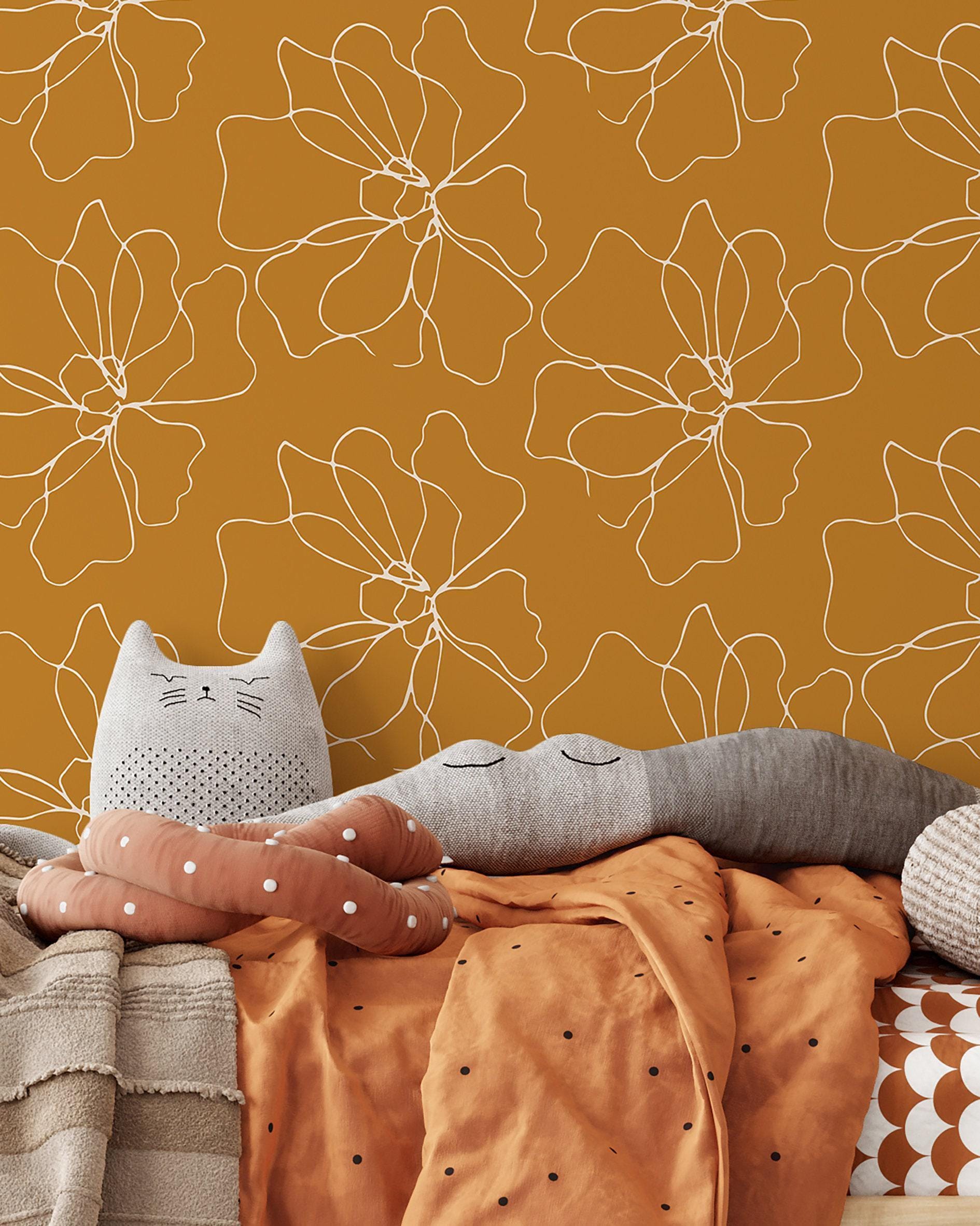 Blossom Flowers Minimalist Wallpaper