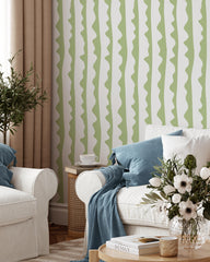 Modern Abstract Stripe Wallpaper