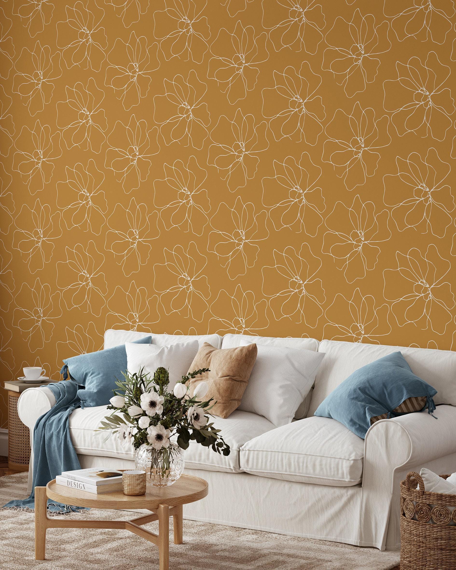 Blossom Flowers Minimalist Wallpaper