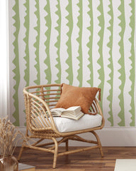 Modern Abstract Stripe Wallpaper