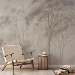 Modern Forest Landscape Wallpaper