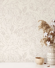Boho Roses Wallpaper