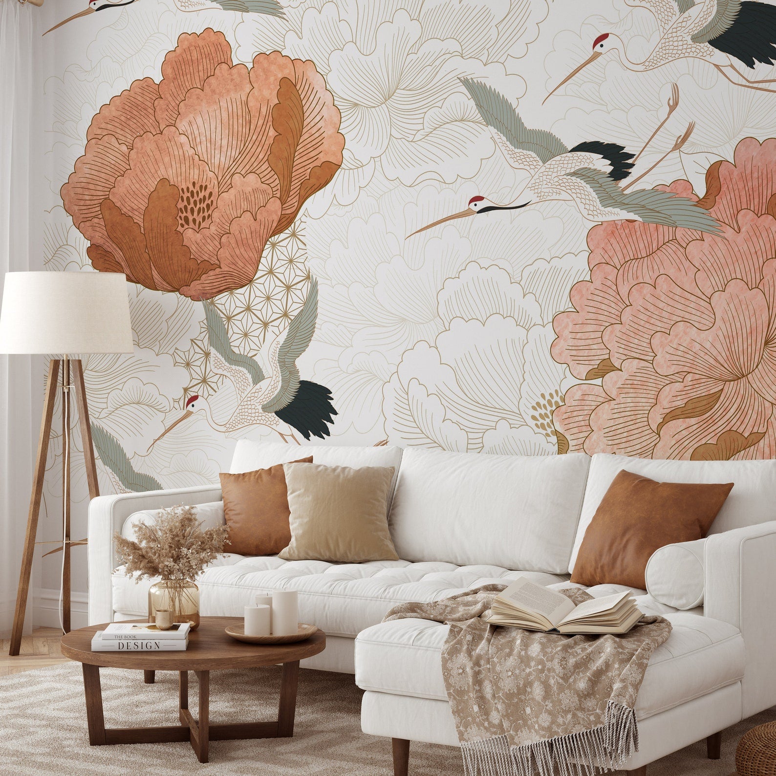 Japanese Crane Wallpaper – Coloritto