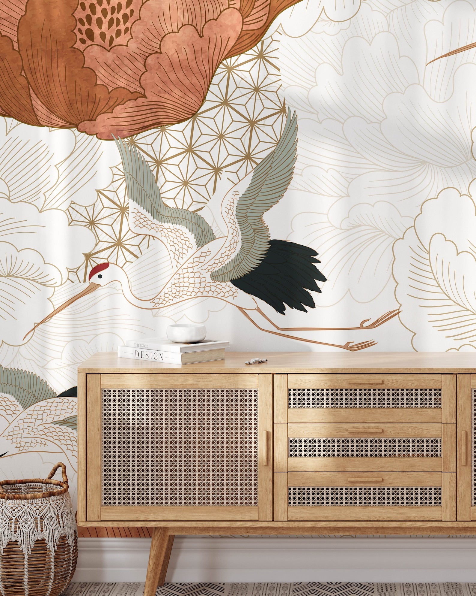 Japanese Crane Wallpaper – Coloritto