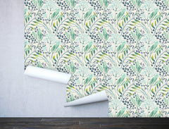 Green Mint Leaves  Wallpaper