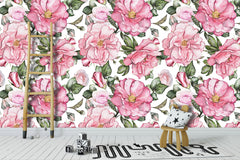 White Pink Roses Wallpaper