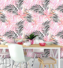 Exotic Palm Leaves Wallpaper