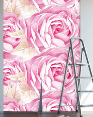 Pink Vibrant Roses Wallpaper