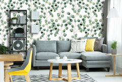 Eucalyptus Round Leaves Wallpaper