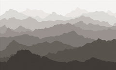 Warm Grey Mountain Wallpaper