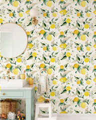 Lemon Branch Wallpaper