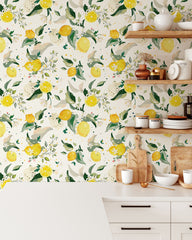 Lemon Branch Wallpaper