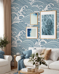 Blue Waves Wallpaper