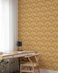 Boho Mustard Wallpaper