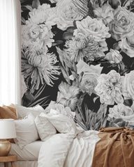 Black and White Roses Wallpaper