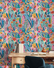 Scandinavian Floral Wallpaper