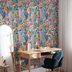 Scandinavian Floral Wallpaper