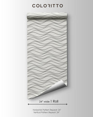 Linear Wavy Waves Wallpaper