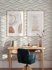 Linear Wavy Waves Wallpaper