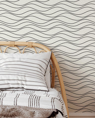 Linear Wavy Waves Wallpaper
