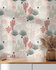 Boho Cactus Wallpaper