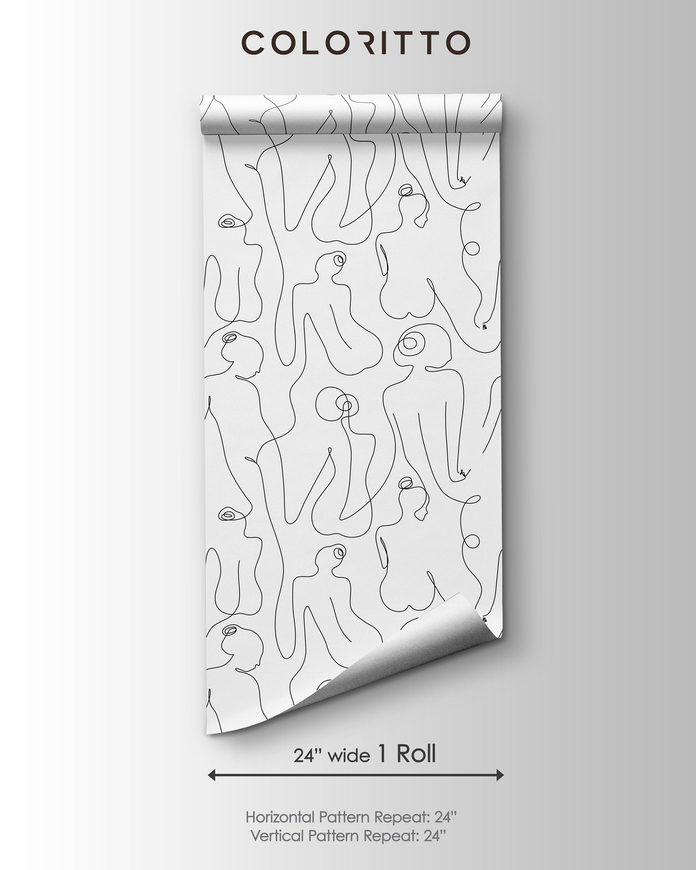 Female Pattern Wallpaper – Coloritto