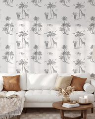 Safari Tropical Wallpaper