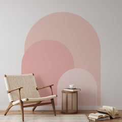 Blush Modern Arch Wall Decal