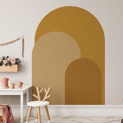Mustard Modern Arch Wall Decal