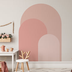 Blush Modern Arch Wall Decal