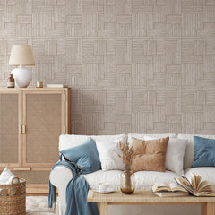 Mid Century Pastel Wallpaper